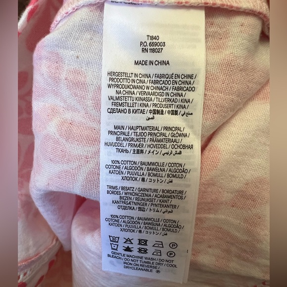 BODEN Sleeveless Double Cloth Top Azalea Pink Vine Silhouette US 6/UK 10 - Picture 7 of 10